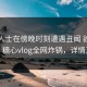 业内人士在傍晚时刻遭遇丑闻 欲言又止，糖心vlog全网炸锅，详情直击